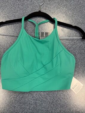 lululemon athletica Teal High-Neck Sports Bra